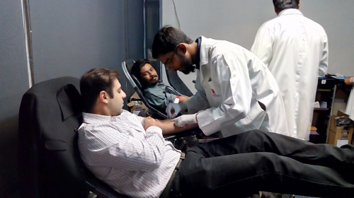 Indus Hospital and blood drive